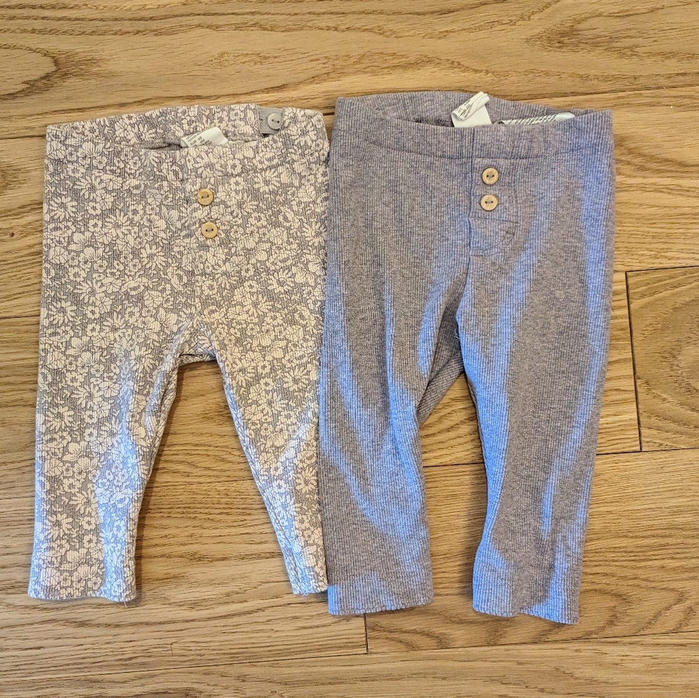 H&M adjustable leggings (4-6 M)